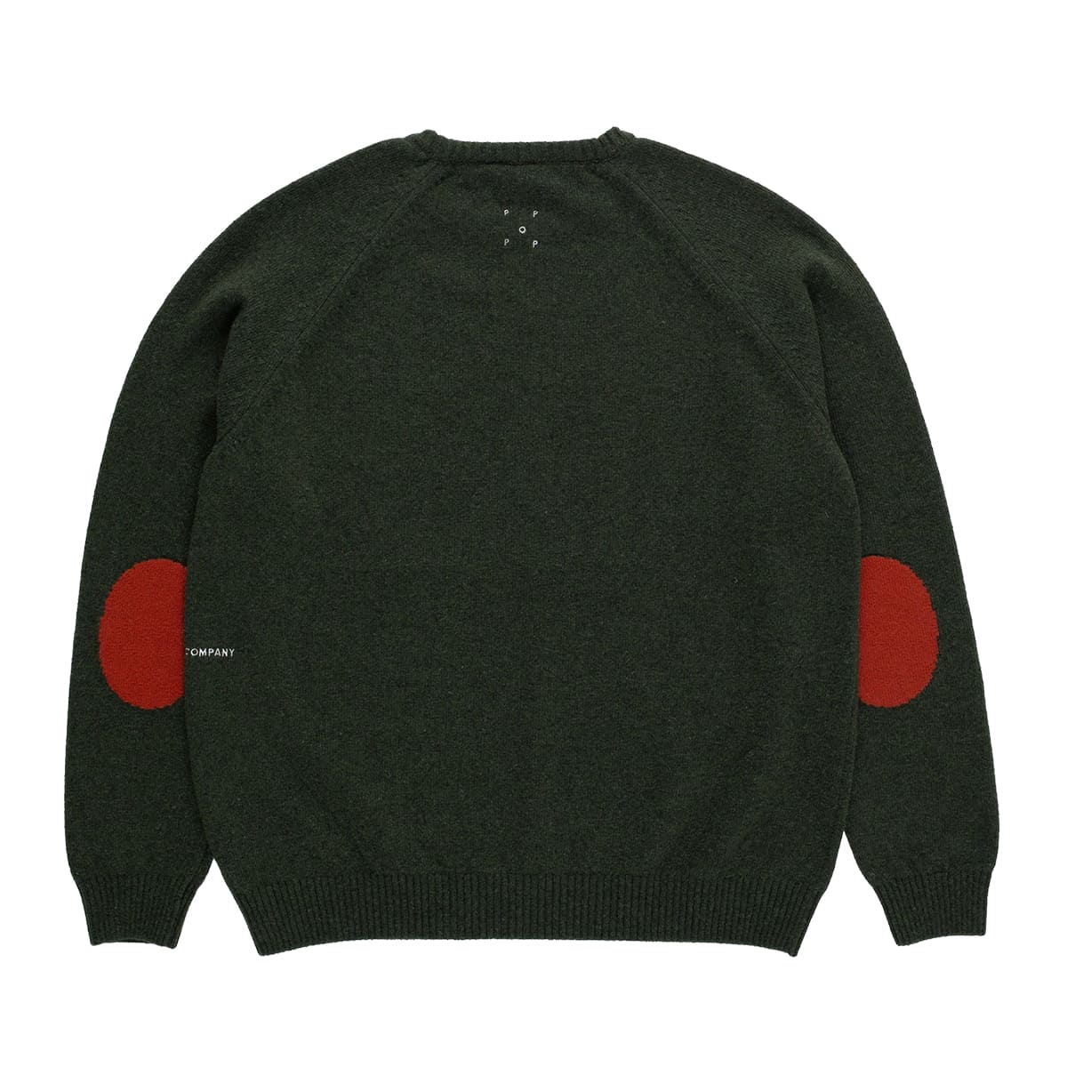 POP TRADING - JERSEY KNITTED ELBOW CREW