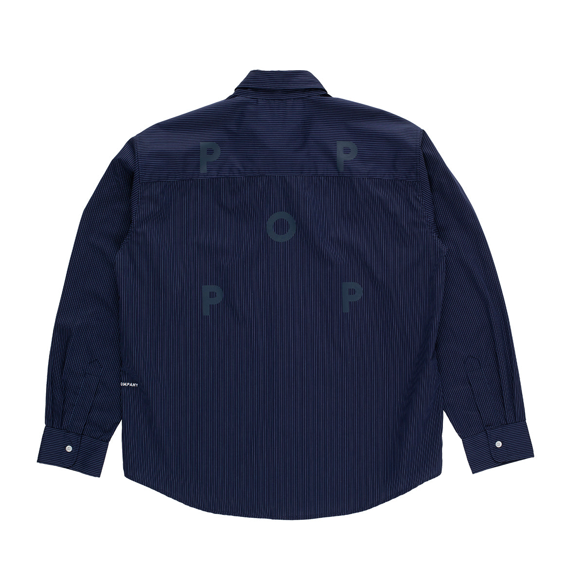 POP TRADING - CAMISA M/L STRIPED LOGO