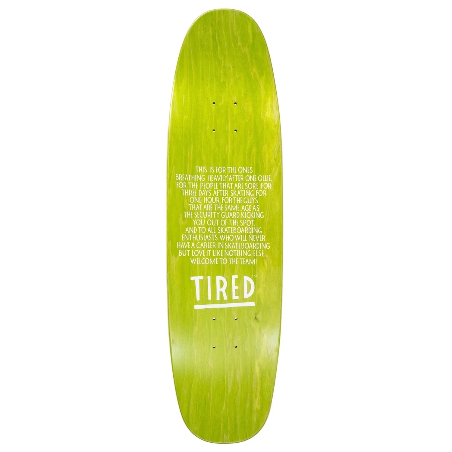 TIRED - TABLA OH HELL NO DONNY 8.75