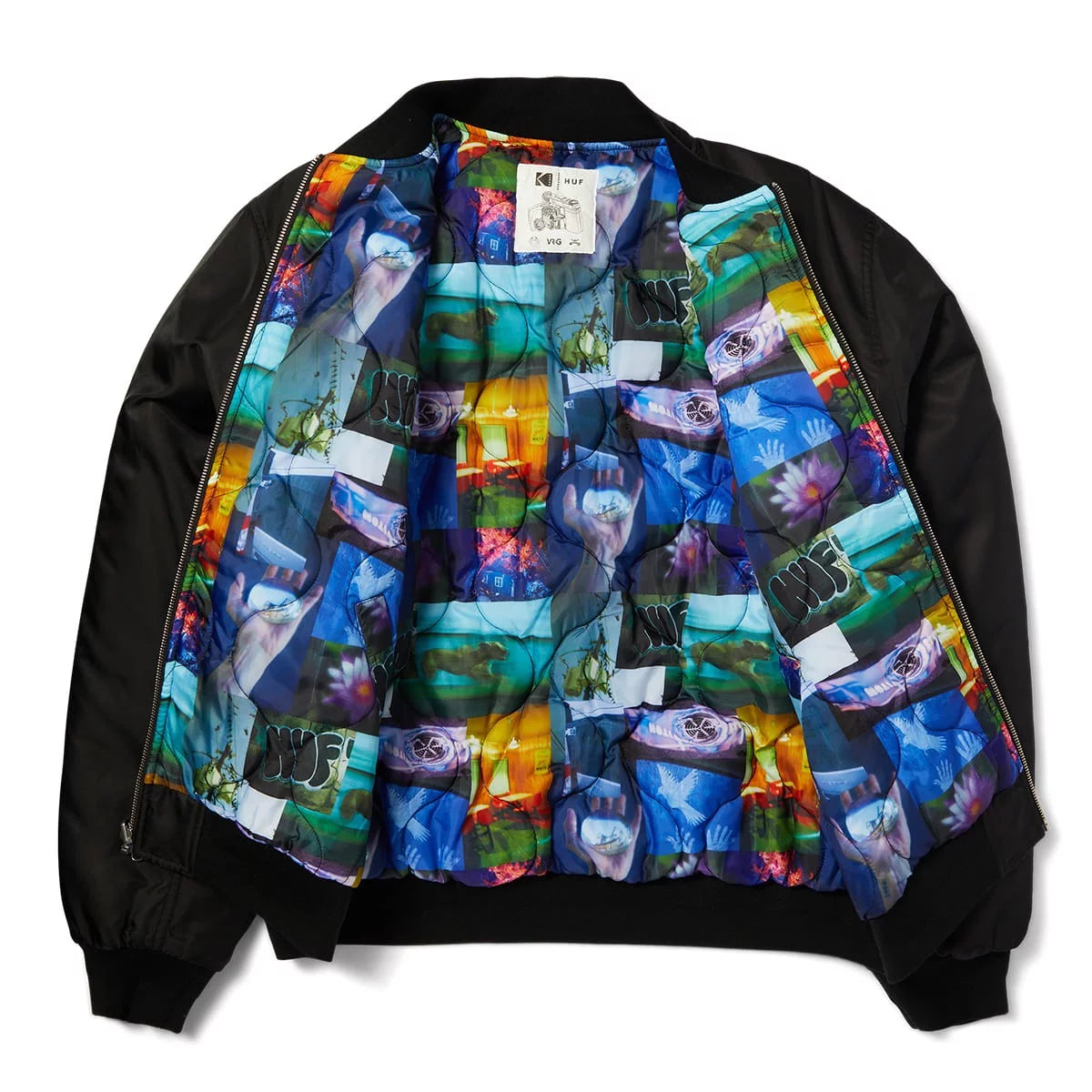 HUF X KODAK - COLLAGE BOMBER JACKET