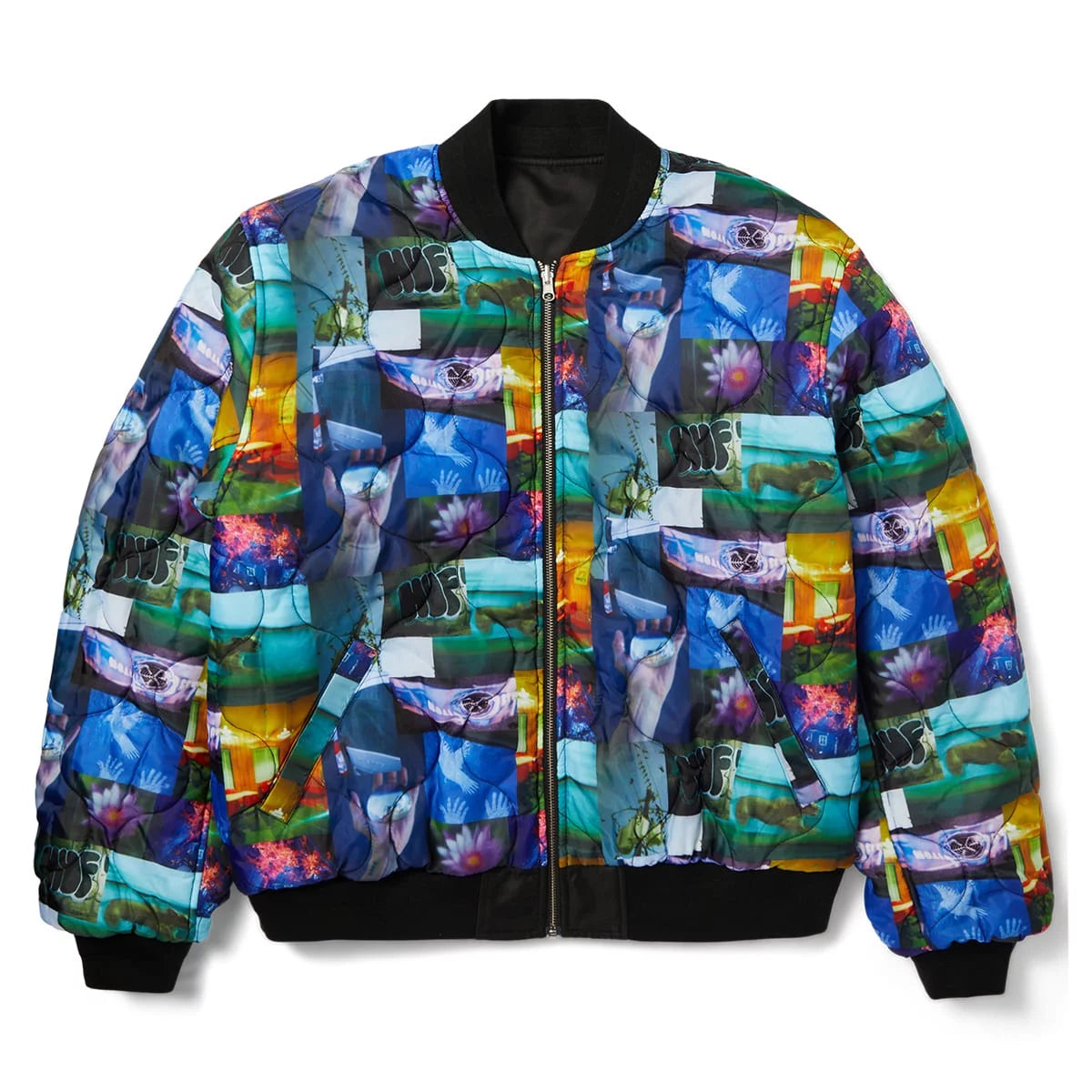 HUF X KODAK - COLLAGE BOMBER JACKET