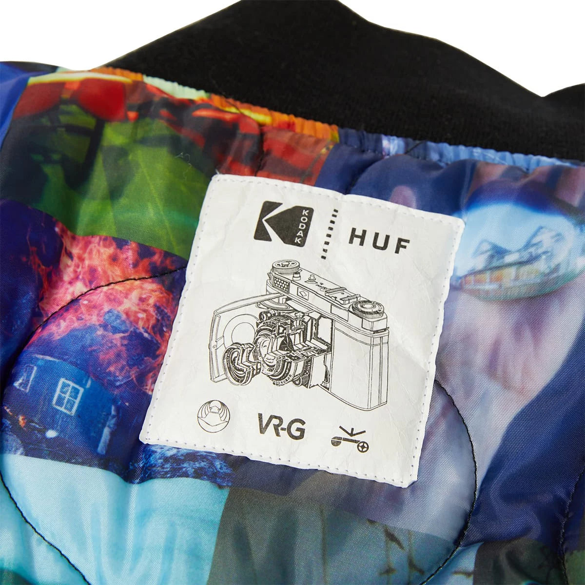 HUF X KODAK - COLLAGE BOMBER JACKET