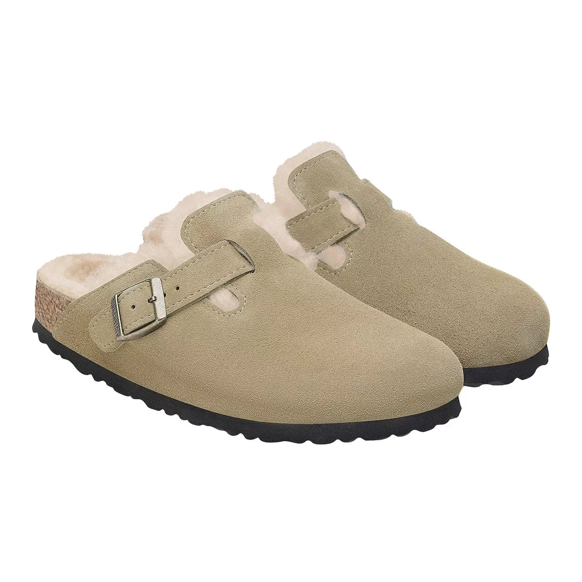 BIRKENSTOCK - BOSTON SHEARLING SUEDE LEATHER
