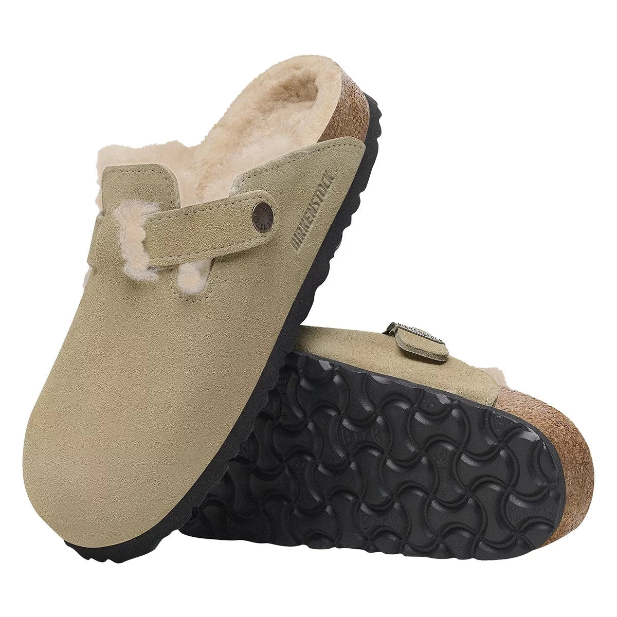 BIRKENSTOCK - BOSTON SHEARLING SUEDE LEATHER