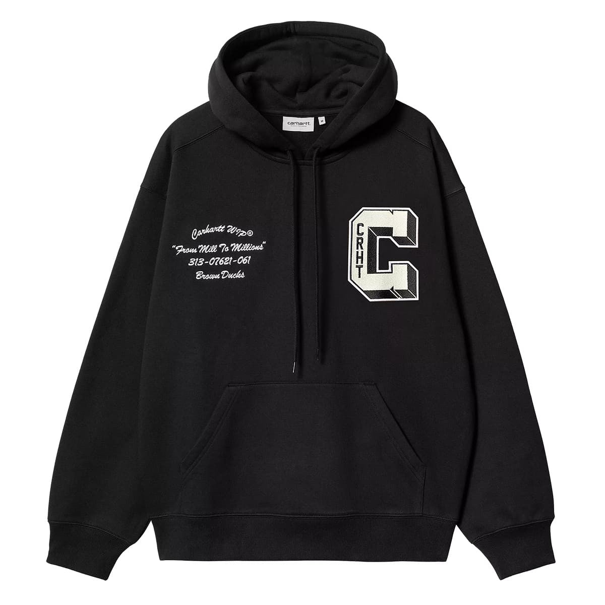 CARHARTT WIP - SUDADERA CC BROWN DUCKS