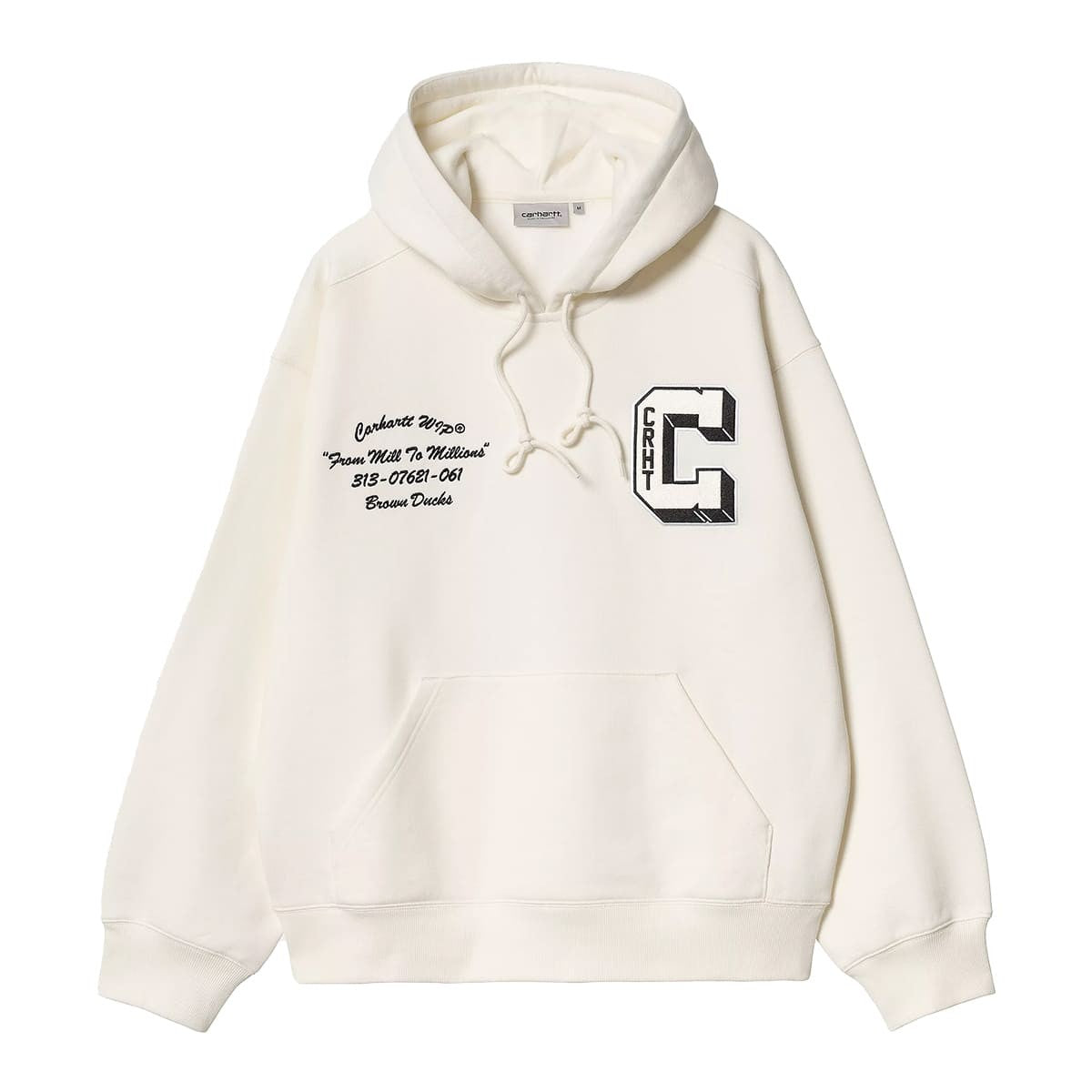 CARHARTT WIP - SUDADERA CC BROWN DUCKS