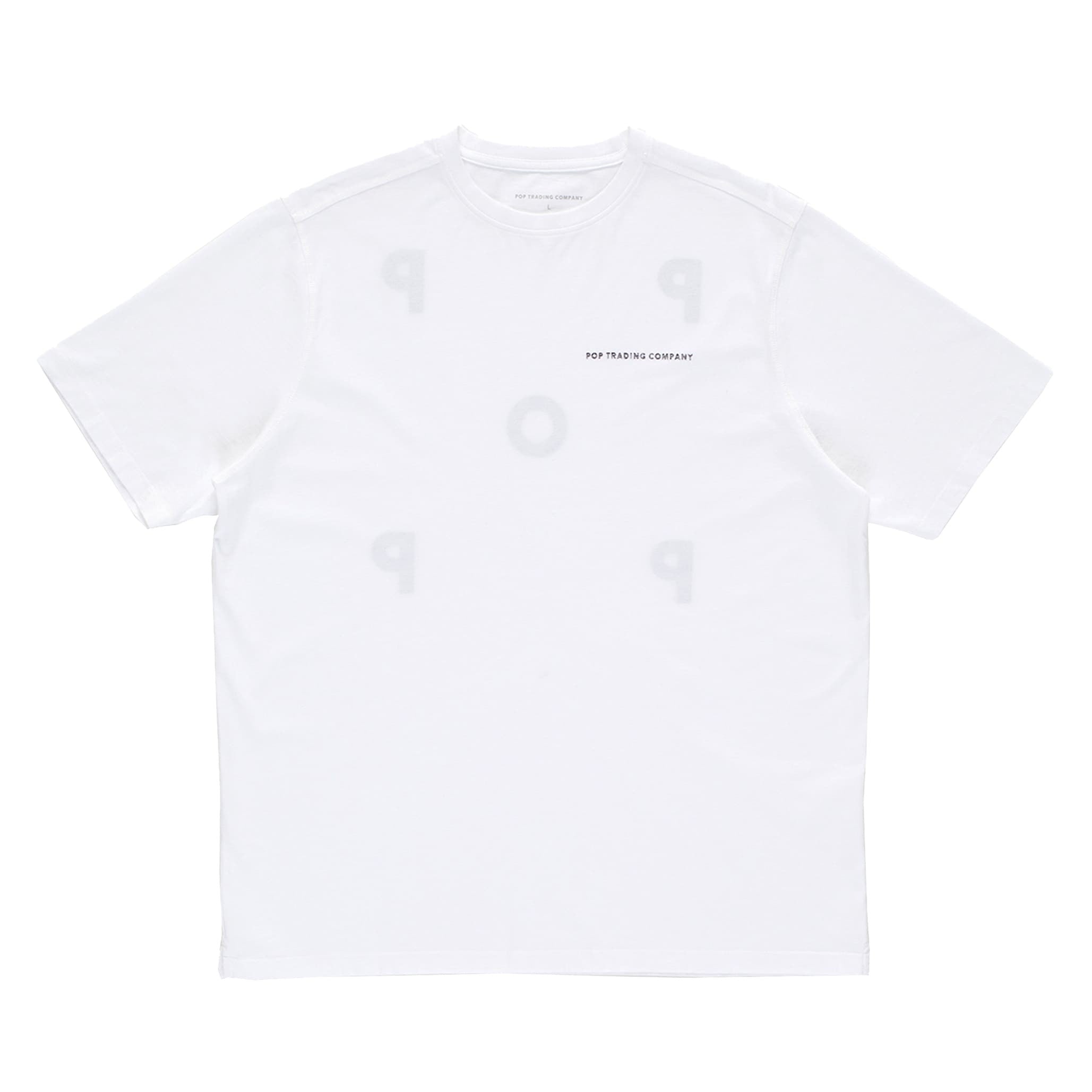 Pop Trading | Inside Logo T-Shirt - White | 12 Inches BCN