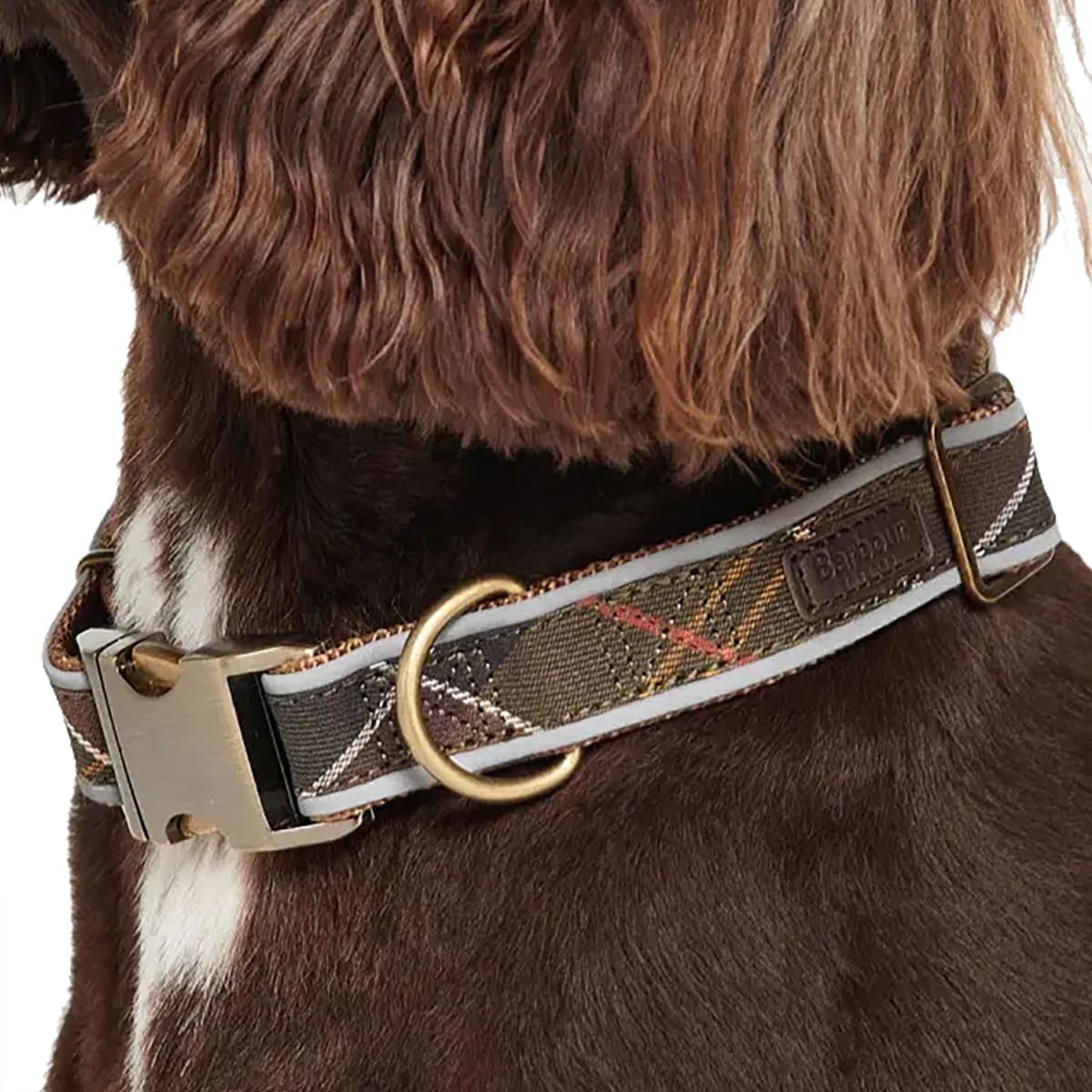 BARBOUR - COLLAR PARA PERRO REFLECTIVE TARTAN