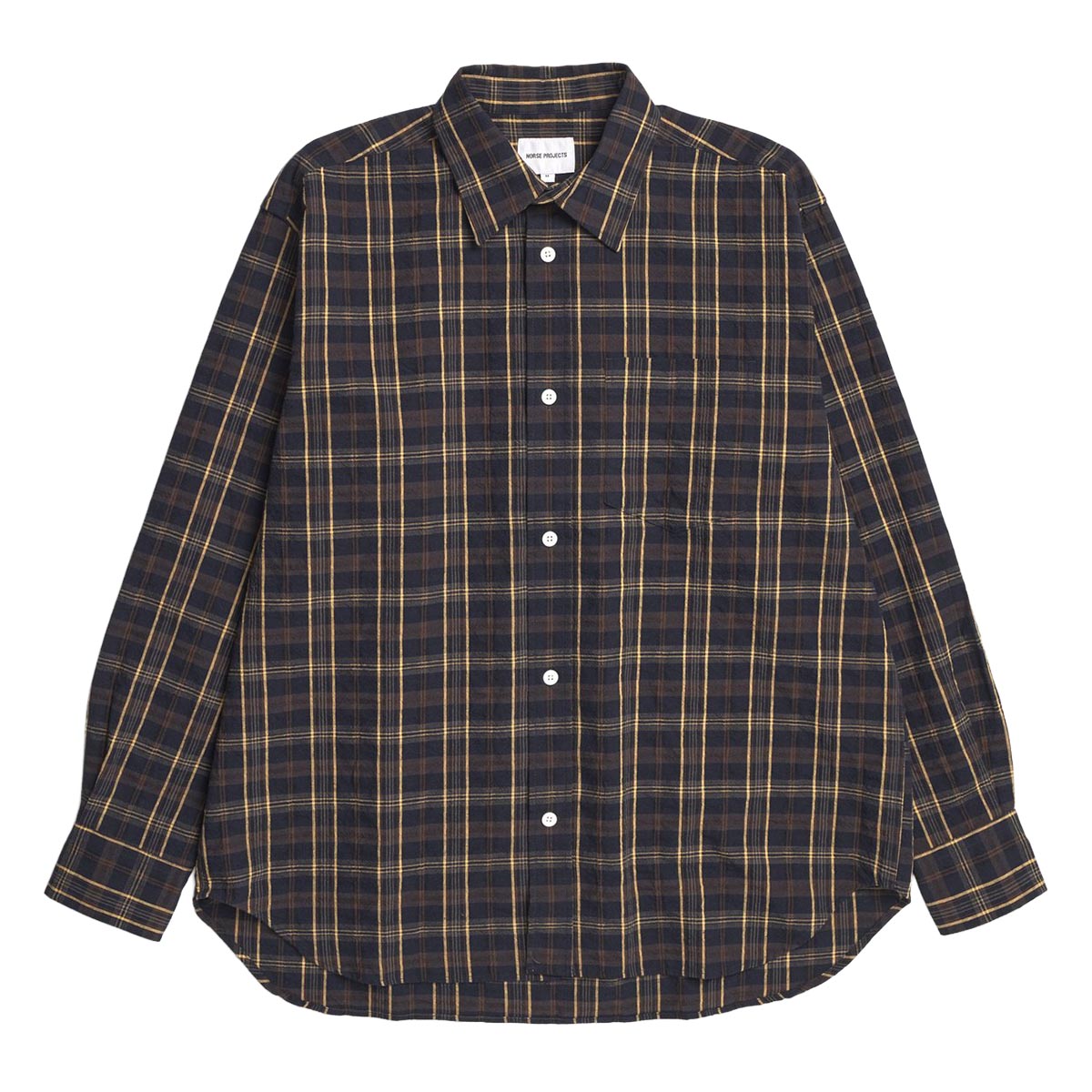 NORSE PROJECTS - CAMISA OLE OVERSIZED CHECK