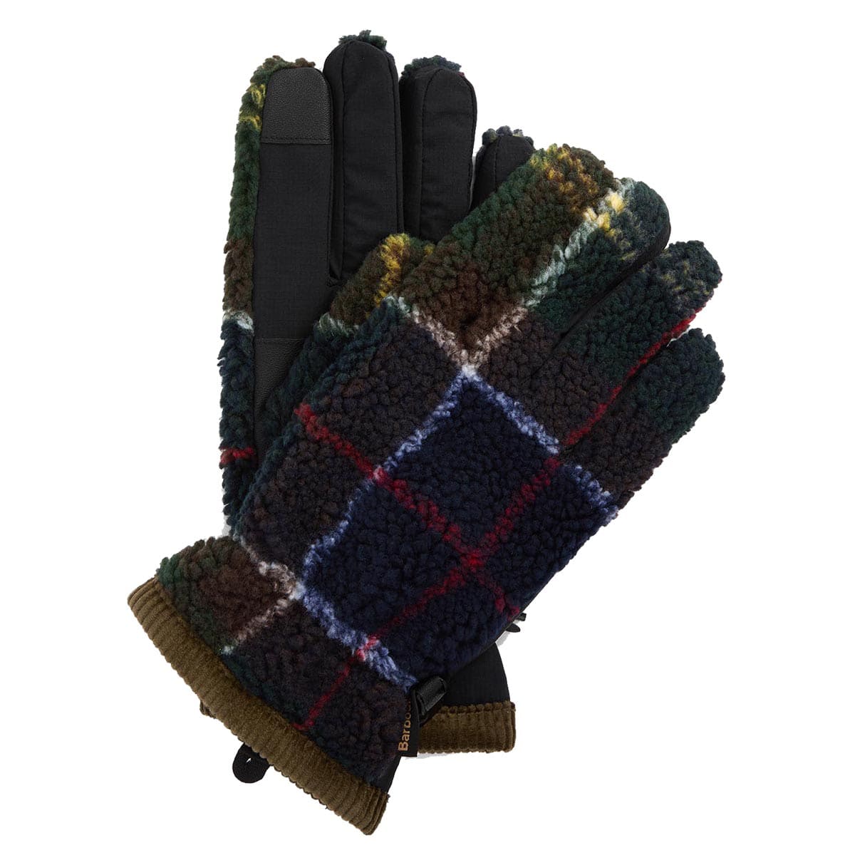 BARBOUR - GUANTES FIELD TARTAN FLEECE