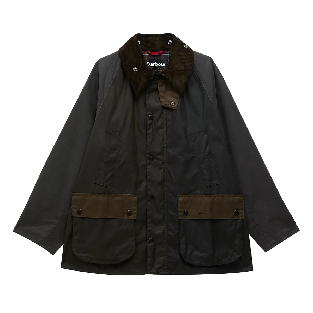 barbour pedal jacket Barbour | Bedale Wax Patchwork Jacket - Sage