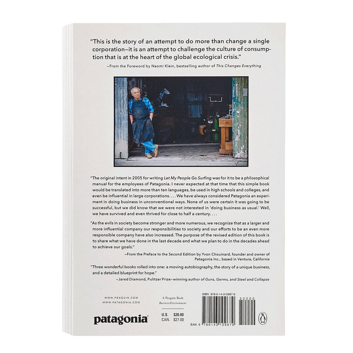 PATAGONIA - LET MY PEOPLE GO SURFING BOOK