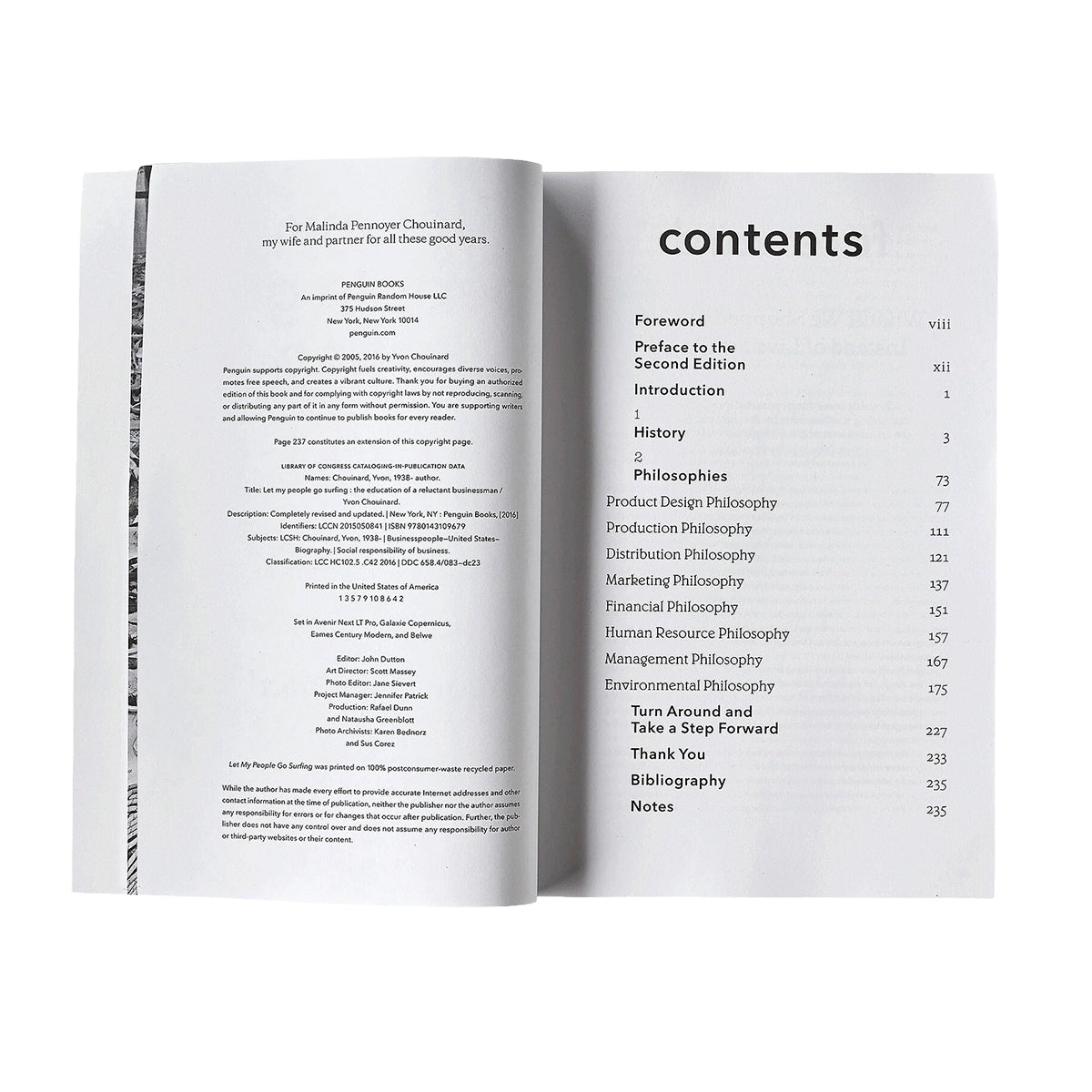 PATAGONIA - LET MY PEOPLE GO SURFING BOOK