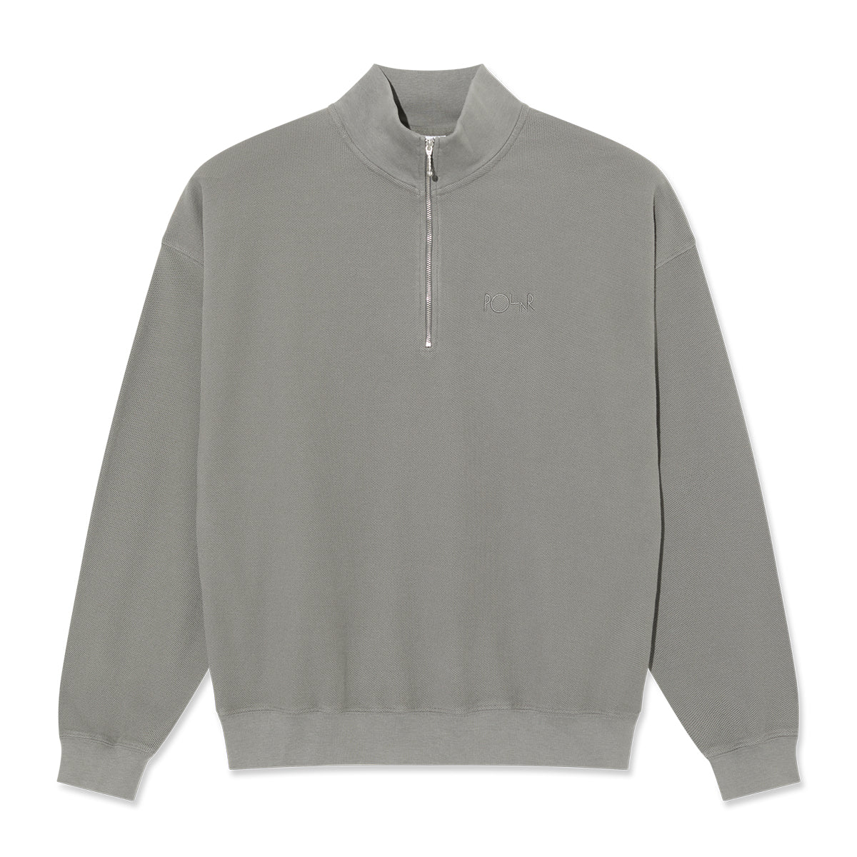 POLAR SKATE CO. - 1/2 ZIP PIQUE SHIRT