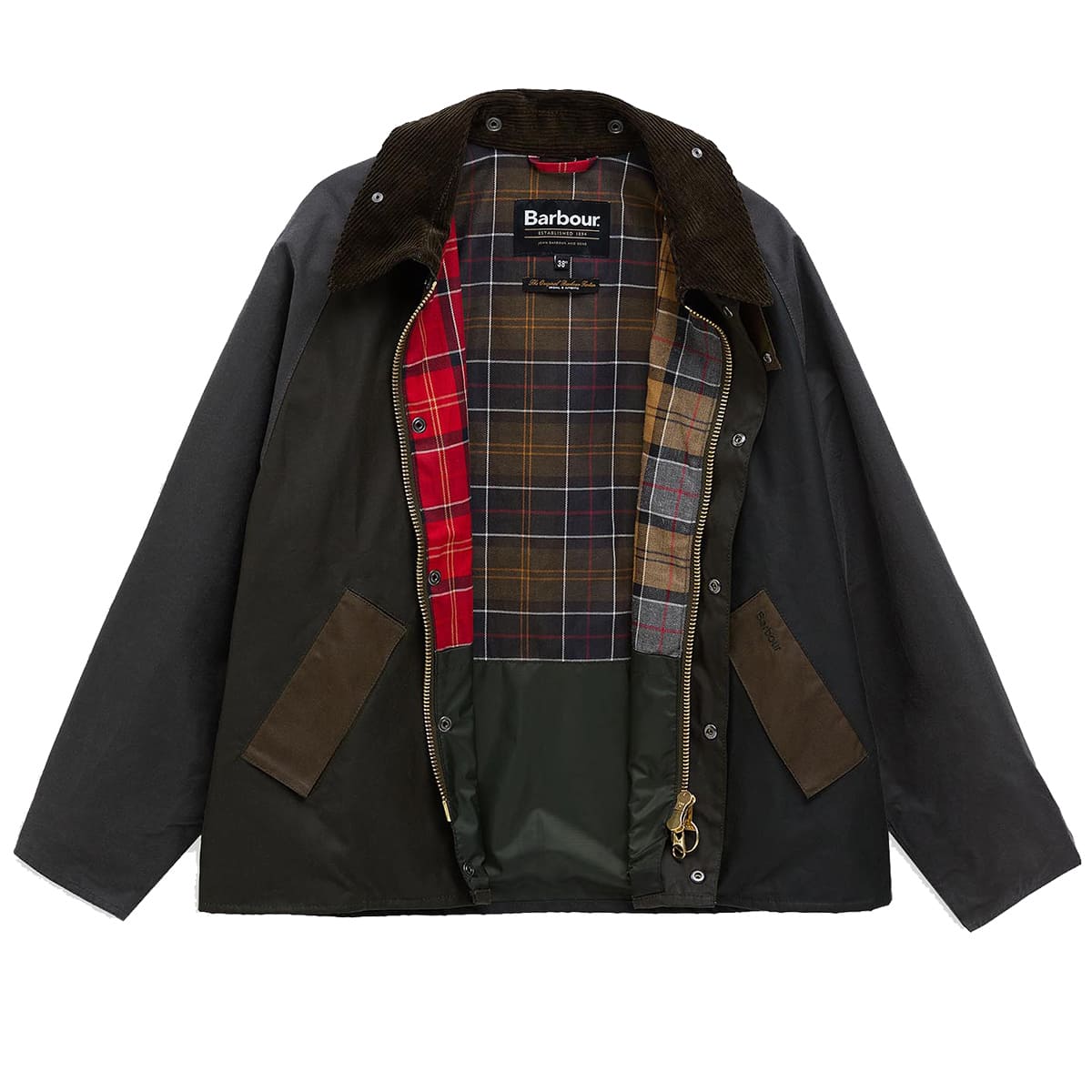 BARBOUR - CHAQUETA PATCHWORK TRANSPORT WAX