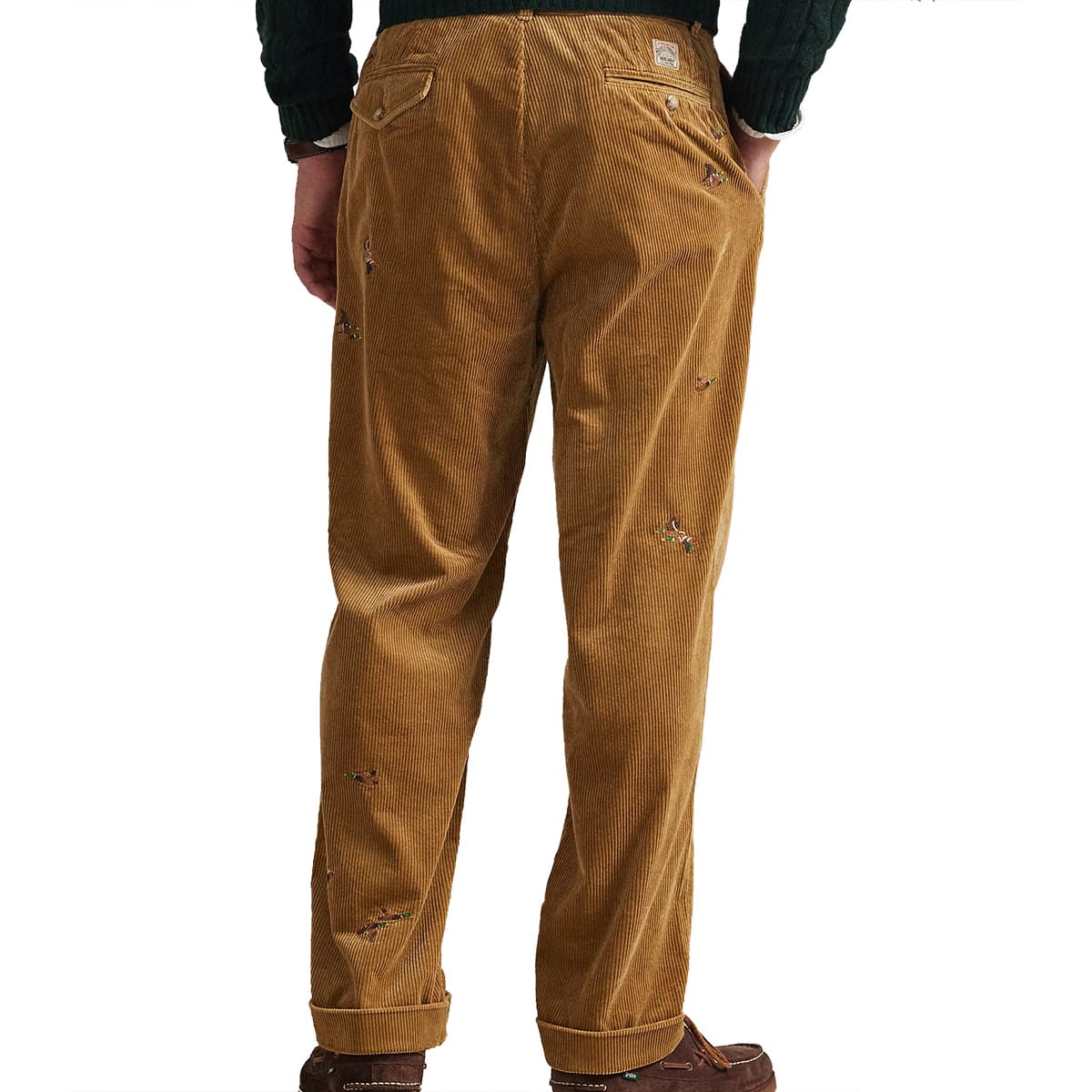 RALPH LAUREN - PANTALÓN DE PANA WHITMAN PLEATED