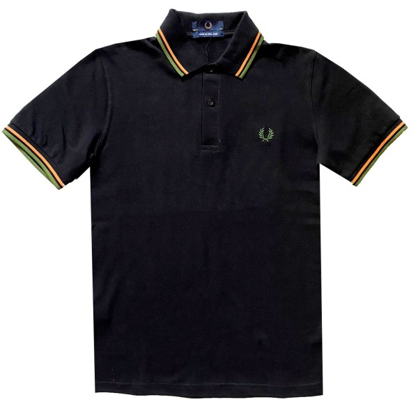 Fred Perry G3600 Twin Tipped Polo para mujer color verde