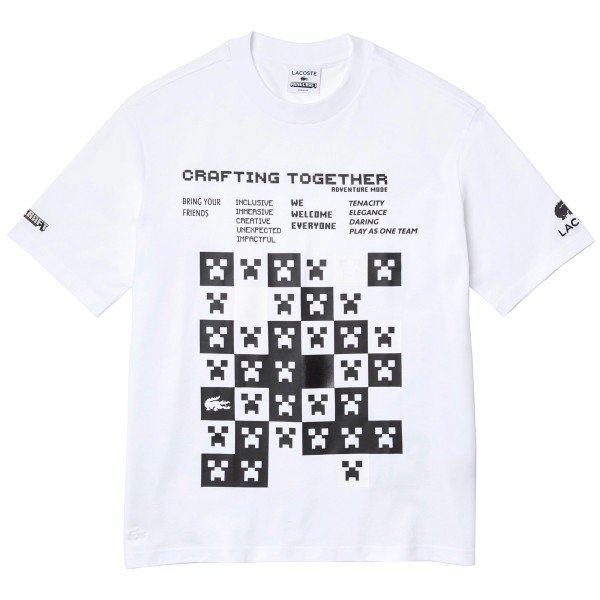 LACOSTE X MINECRAFT - S/S T-SHIRT OUTLET - 1