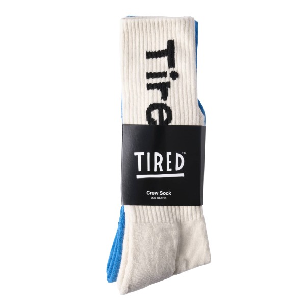 TIRED - PACK 2 CALCETINES LOWER CASE BLOCK TIRED - 1
