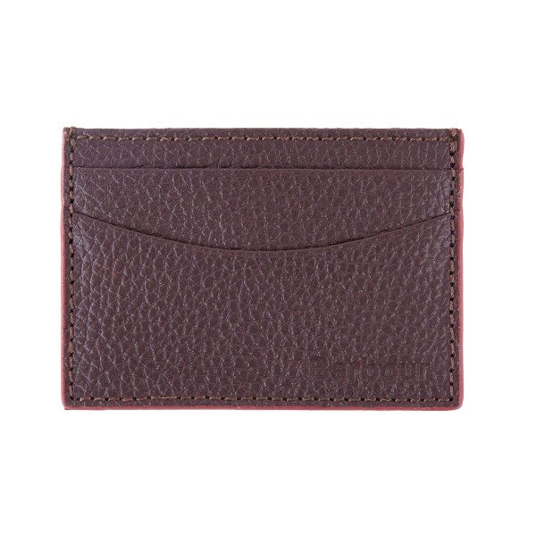 BARBOUR - GRAIN LEATHER CARD HOLDER BARBOUR  - 1