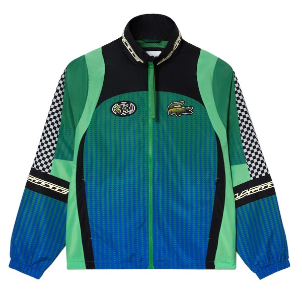 LACOSTE - CHECKERBOARD PRINT TRACK JACKET LACOSTE - 1