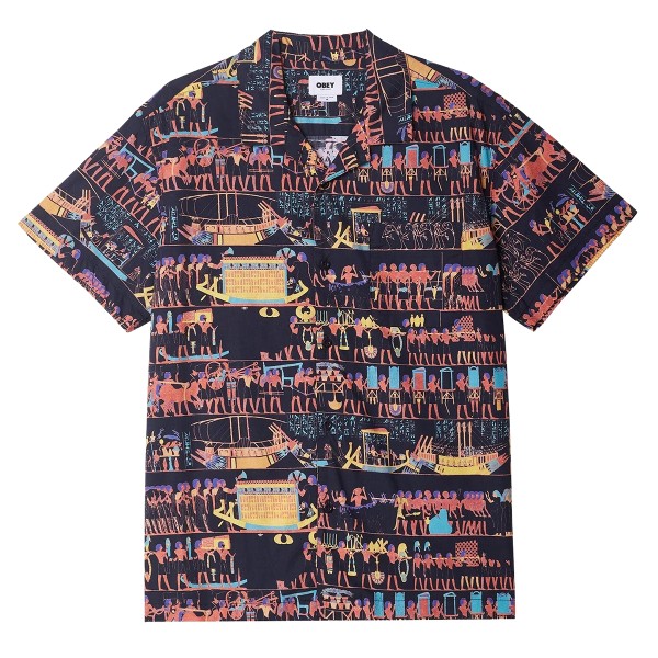 OBEY - HEIRO WOVEN S/S SHIRT OBEY - 1