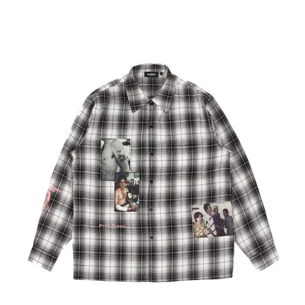 PUNK PICASSO WASTED X DAMN - CAMISA M/L PLAID RIOT WASTED PARIS X DAMN X LARRY CLARK - 1