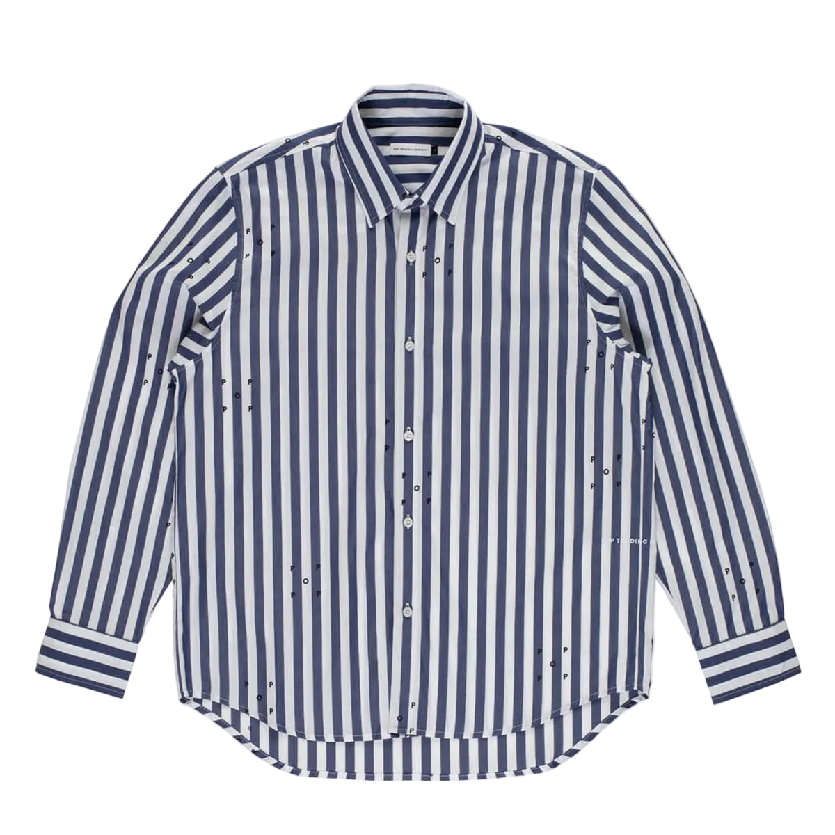 POP TRADING - CAMISA LOGOS STRIPE