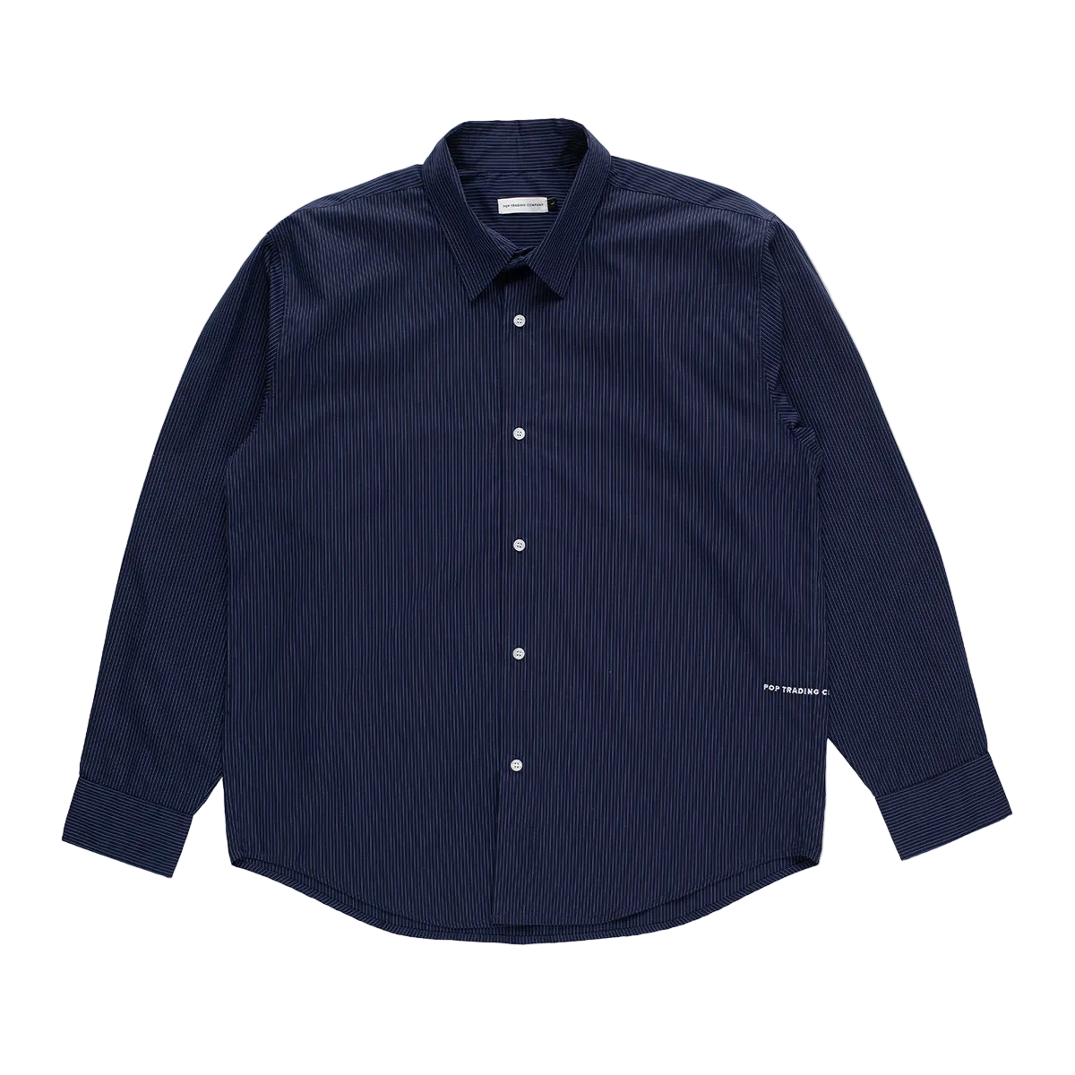 POP TRADING - CAMISA M/L STRIPED LOGO