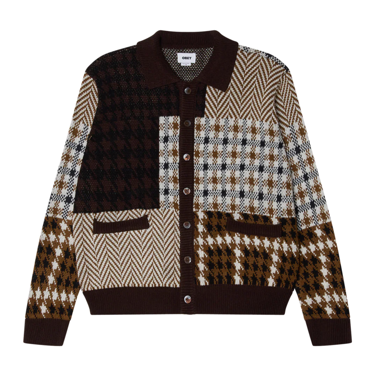 OBEY - CÁRDIGAN OBEY PATCHWORK