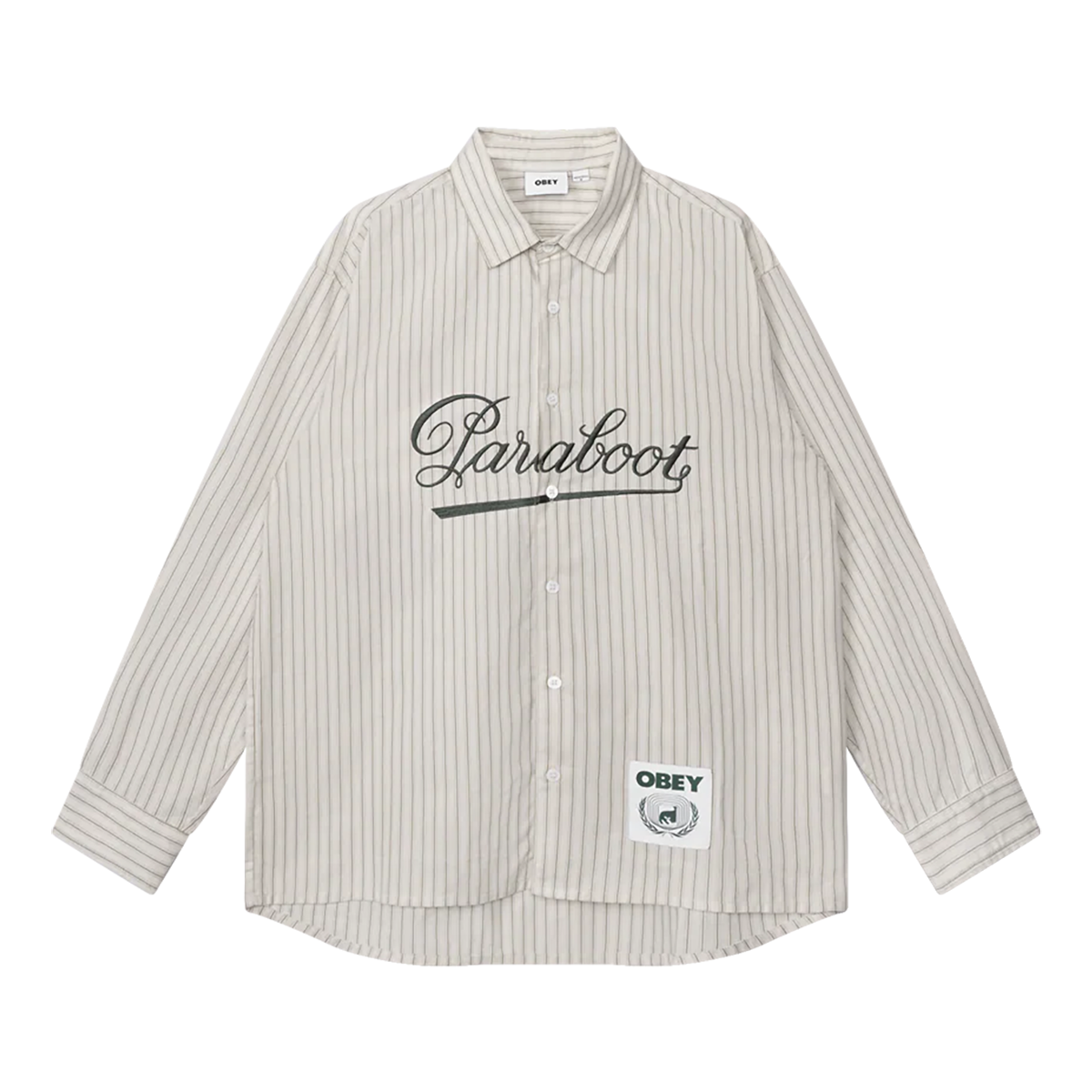 PARABOOT X OBEY - CAMISA M/L BOCHY EMBROIDERED