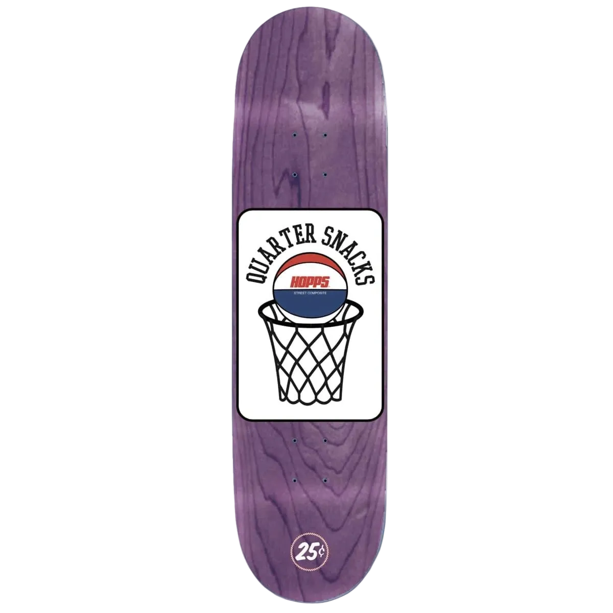 QUARTERSNACKS X HOOPS - STREET COMPOSITE BOARD 8.2