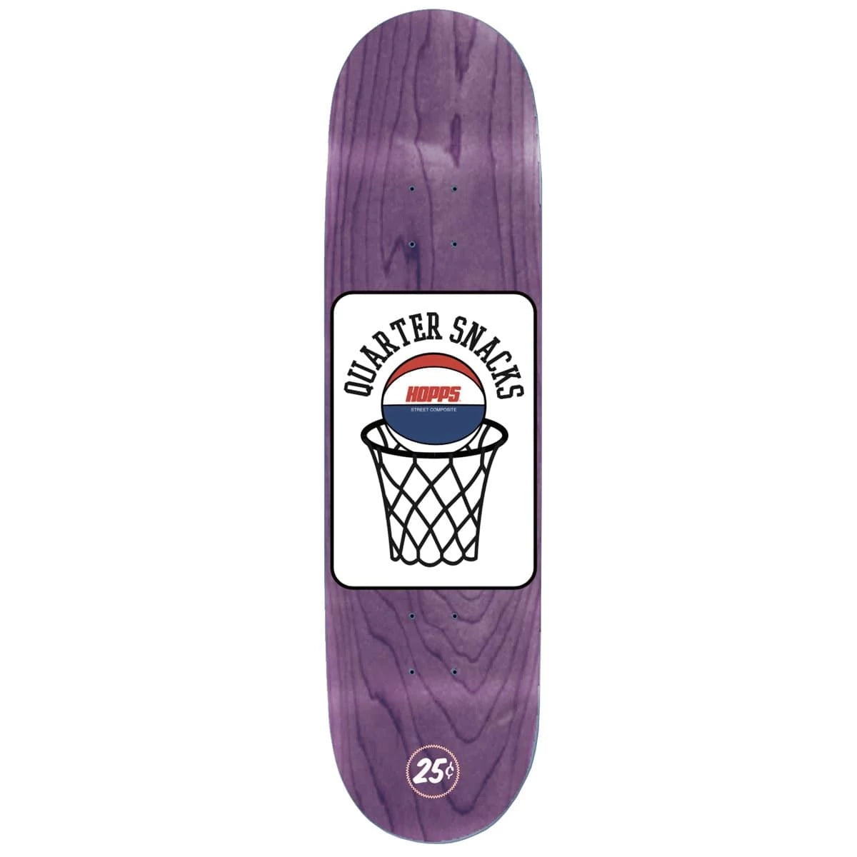 QUARTERSNACKS X HOOPS - STREET COMPOSITE BOARD 8.2