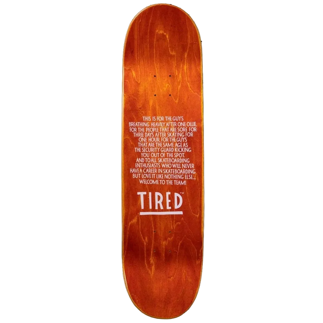 TIRED - SWIRL T LOGO REGULAR BOARD 8.75