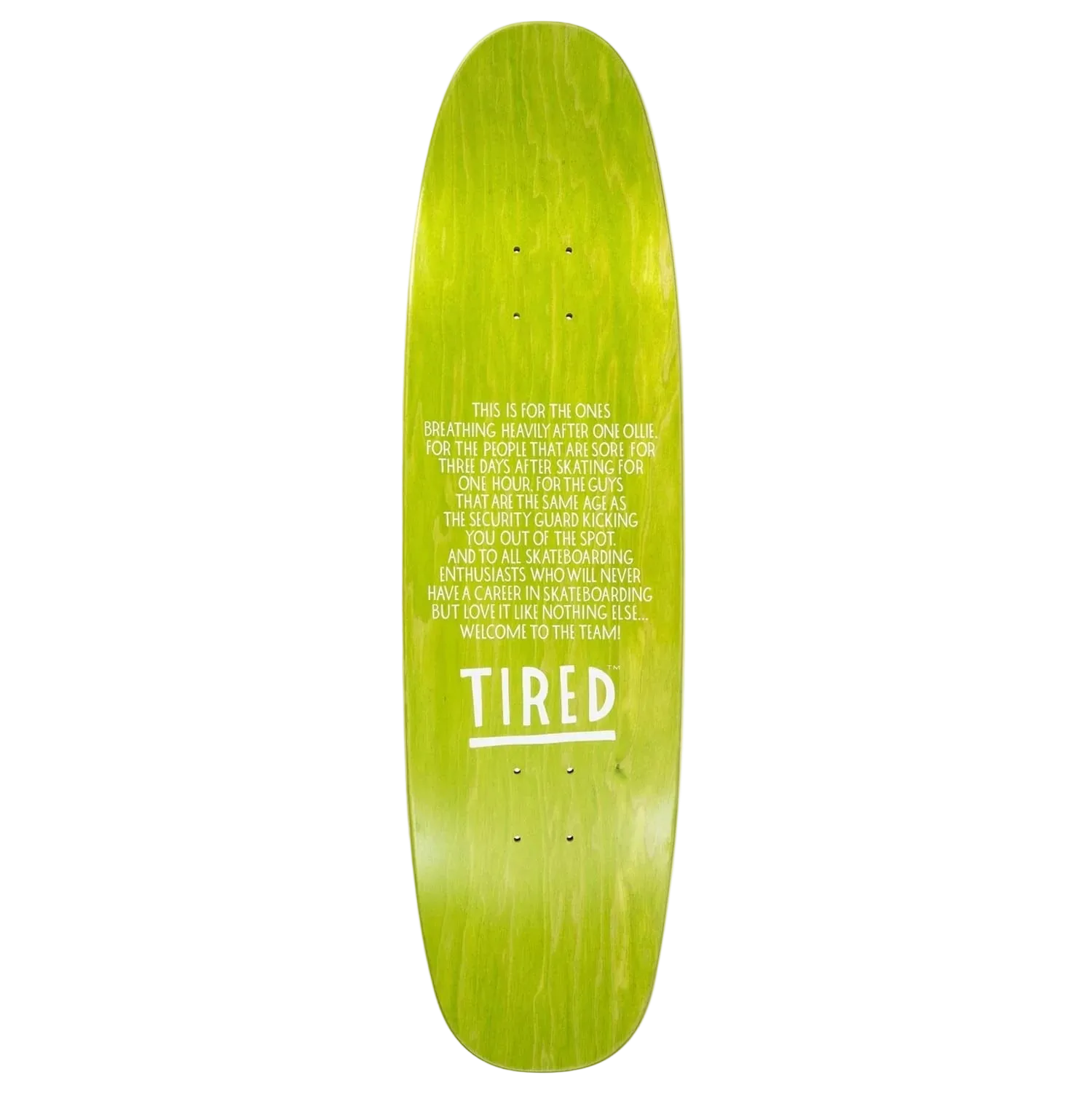 TIRED - TABLA OH HELL NO DONNY 8.75