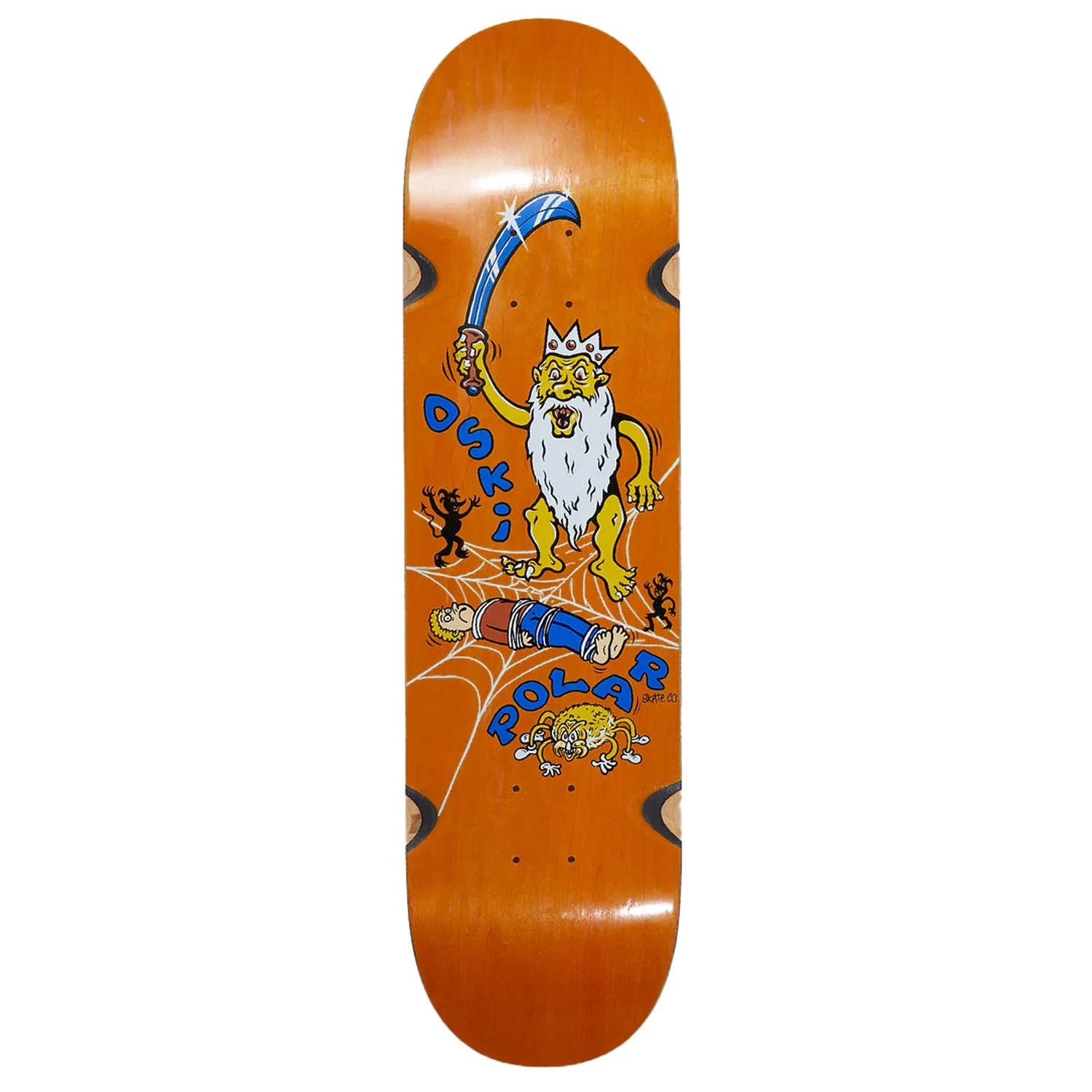 POLAR SKATE CO. - TABLA SPIDER KING WHEEL WELL 8.2