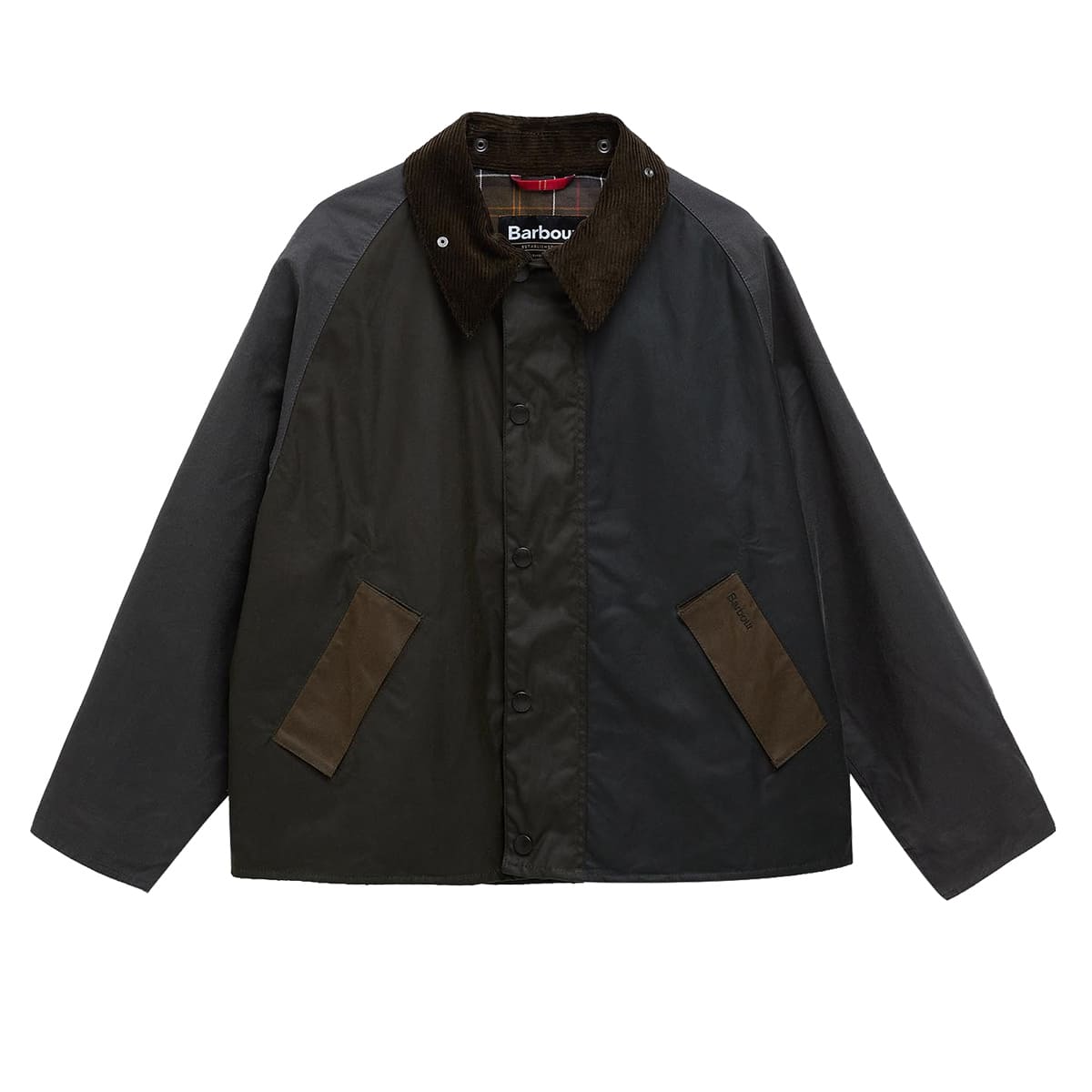 BARBOUR - CHAQUETA PATCHWORK TRANSPORT WAX
