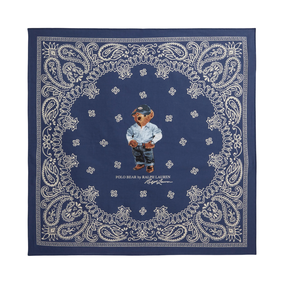 RALPH LAUREN - PAÑUELO BEAR PAISLEY  BANDANA