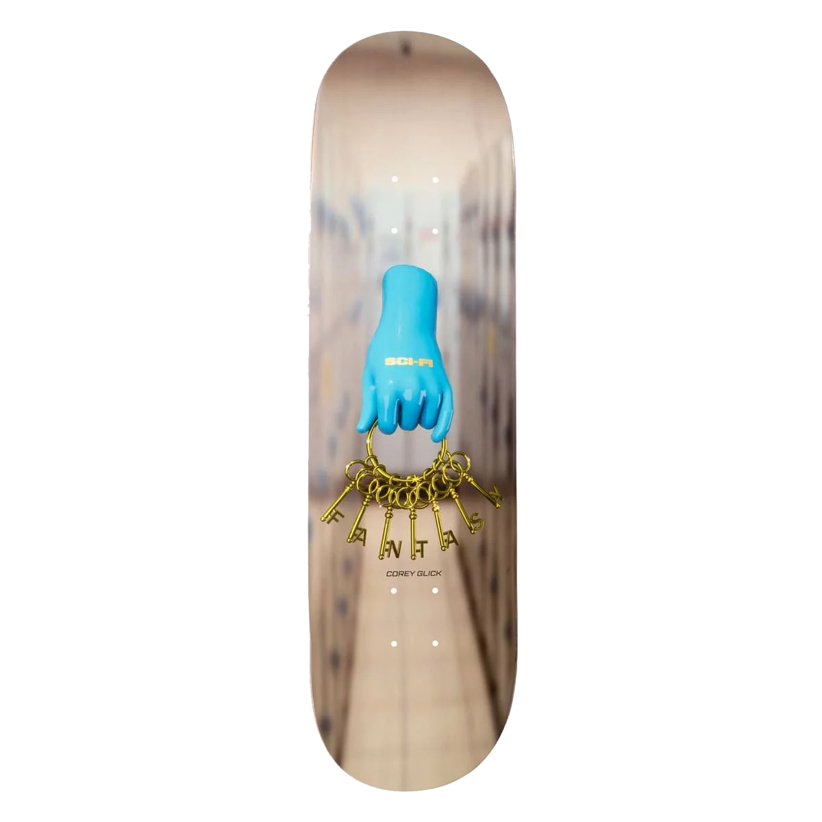 SCI-FI FANTASY - GLICK KEYS 8.5 SKATE DECK
