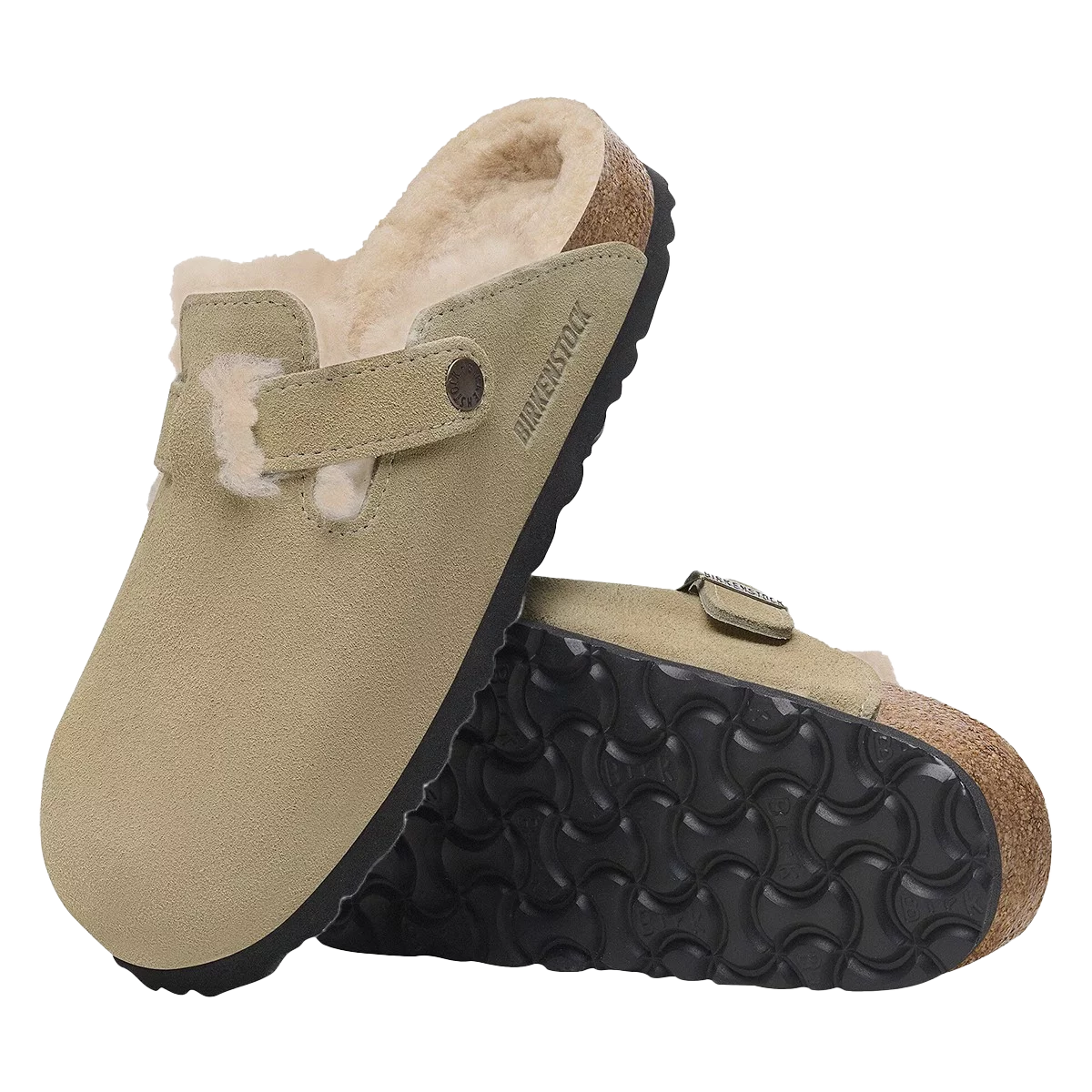BIRKENSTOCK - BOSTON SHEARLING SUEDE LEATHER