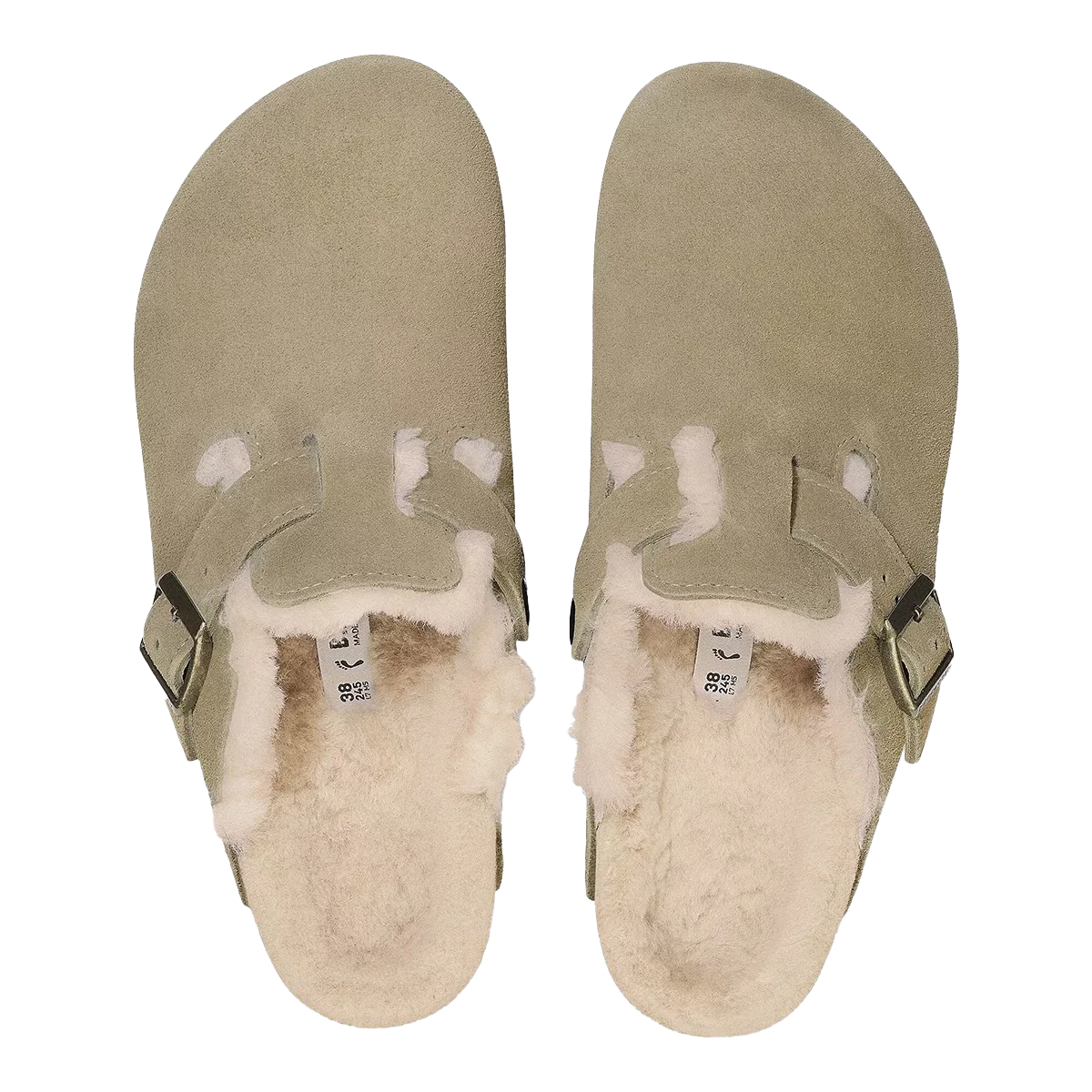 BIRKENSTOCK - BOSTON SHEARLING SUEDE LEATHER