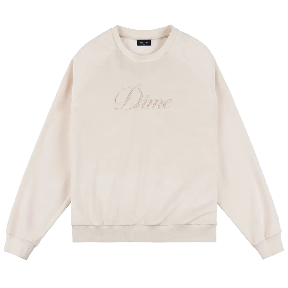 DIME - S/C CURSIVE VELVET SWEATSHIRT