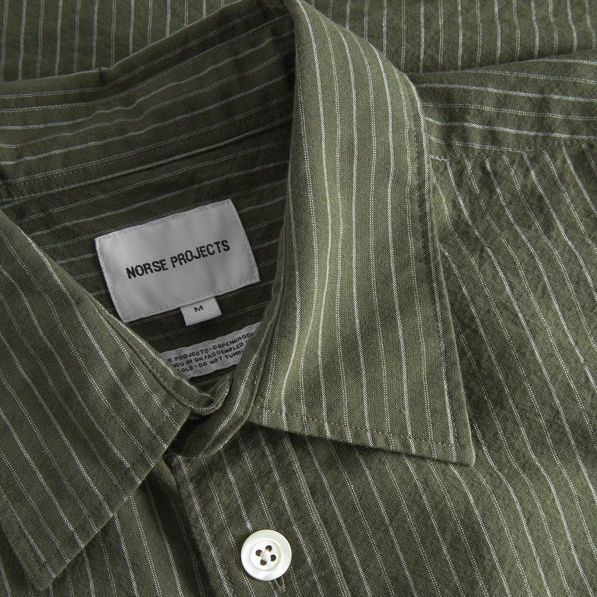 NORSE PROJECTS - CAMISA M/C MO OVERSIZED STRIPE