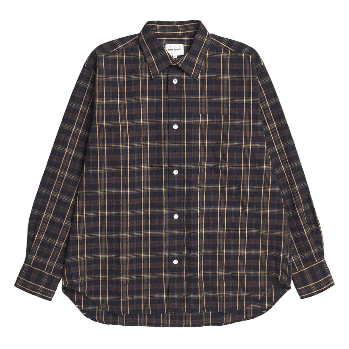 NORSE PROJECTS - CAMISA OLE OVERSIZED CHECK