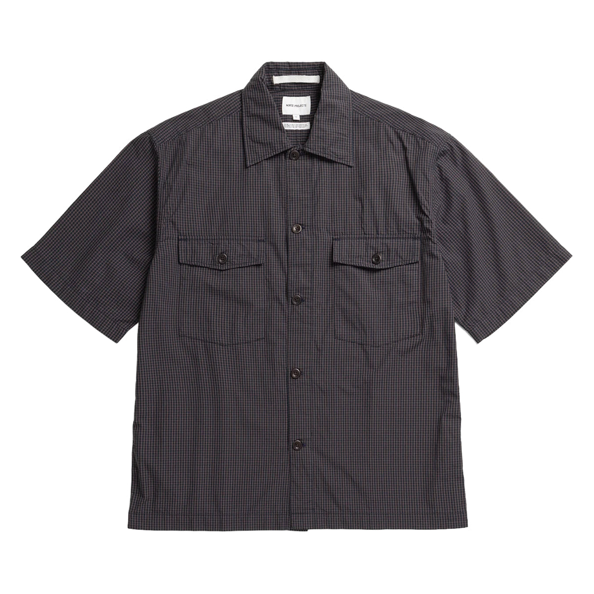 NORSE PROJECTS - CAMISA VESTERVIG CHECKED SAFARI
