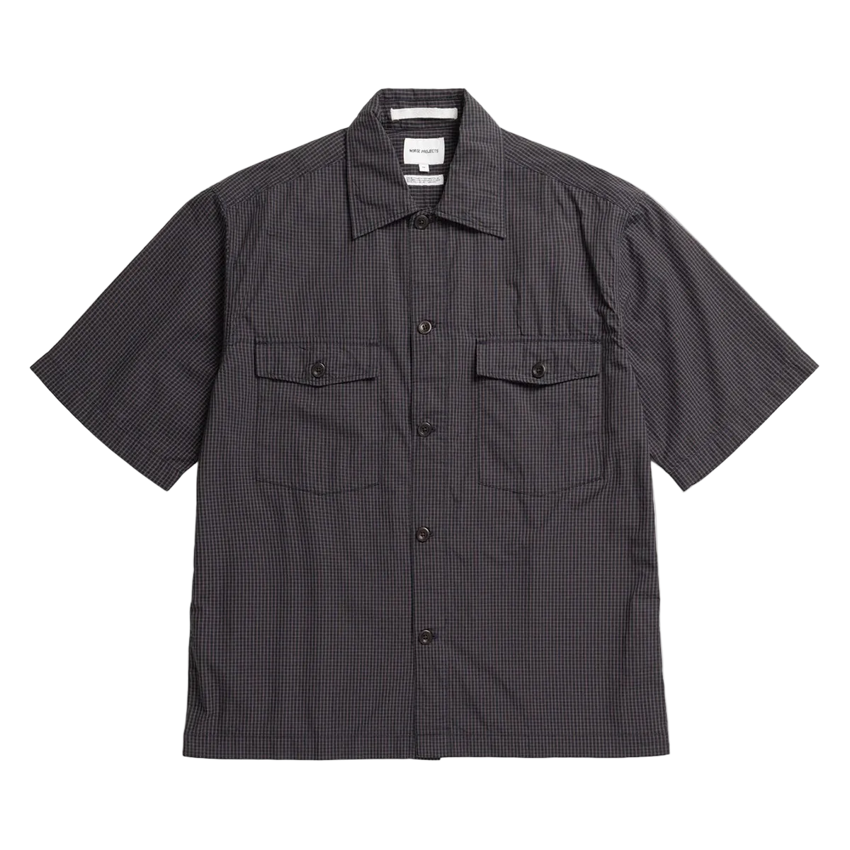 NORSE PROJECTS - CAMISA VESTERVIG CHECKED SAFARI