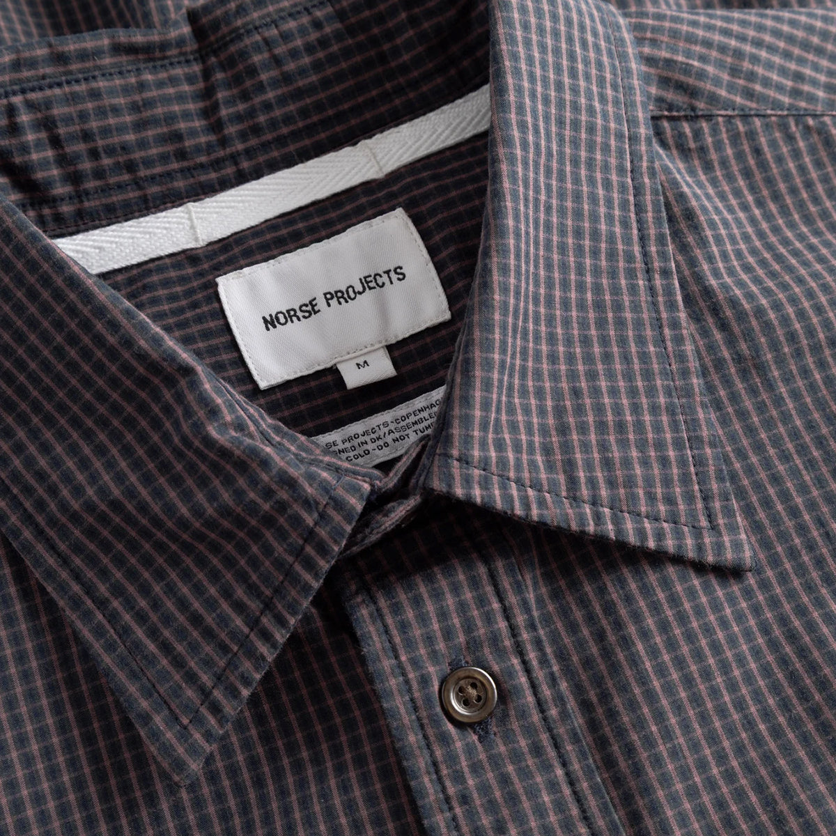 NORSE PROJECTS - CAMISA KONGSHOVED POPLIN MINI CHE