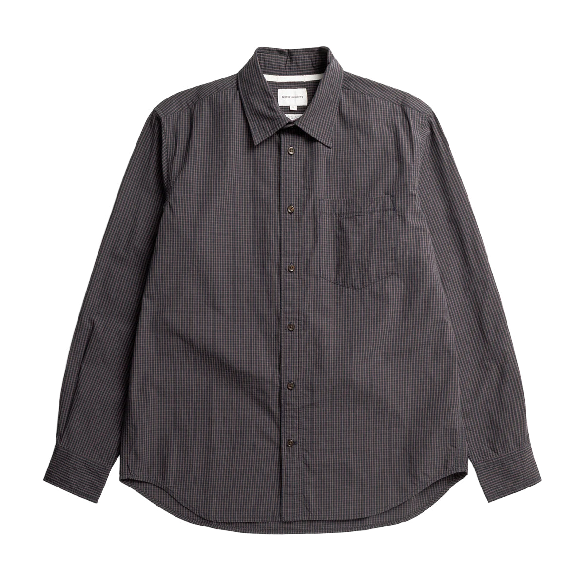 NORSE PROJECTS - CAMISA KONGSHOVED POPLIN MINI CHE