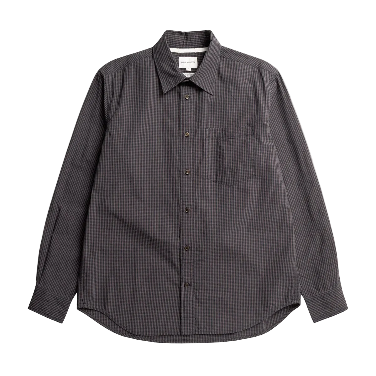 NORSE PROJECTS - CAMISA KONGSHOVED POPLIN MINI CHE