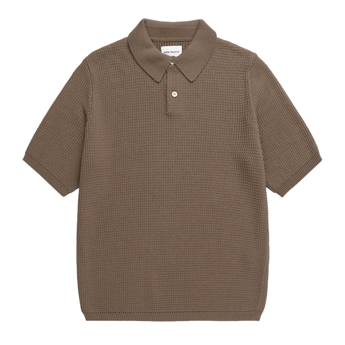 NORSE PROJECTS - POLO ANHOLT COTTON CREPE